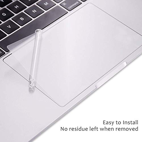 Image of Saco Matte Finish Vinyl Laptop Touchpad Protector Compatible with Dell Inspiron 15 3520 3525 3530 3535 15.6 inch Laptop - Transparent