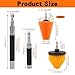Yuanfenron 5PCS Drill Bit Cone Polisher Set, Metal Polishing Tool, Car Wheel Polishing Sponge, Polish ing Pad, Polish ing Ball, with Hand-Held Extension Bracket, Suitable for Hand Drill