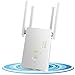 Produktbild WLAN Repeater,1200Mbit/s WLAN Verstärker Dualband 5GHz &2.4GHz Signal Extender, WiFi Range Extender mit 2 Ethernet Ports ,Kompatibel zu Repeater/Router/AP Modus