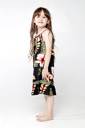 Image of Family Matching Hawaiian Clothes, Black Rafelsia