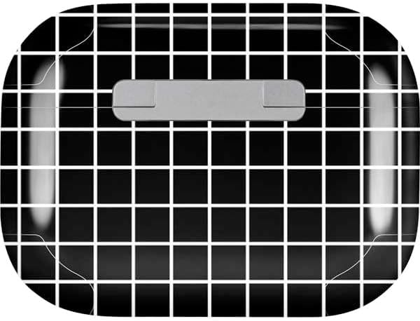 Skinit Decal Audio Skin Compatible with Apple AirPods Pro - Black Grid Design