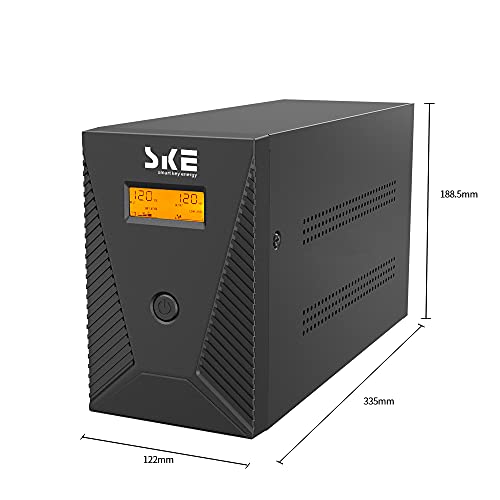 1500VA/900W Ups Battery Backup and Surge Protector,Computer Uninterruptible Power Supply Units,SKE Ups Power Supply - Thumbnail 2