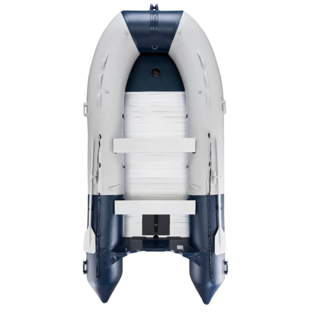Annexe Pneumatique NOARD avec Plancher Aluminium Bleu/Gris I Taille 230-410 cm I Léger et Facile à Transporter I Idéale pour Les Sorties en mer et Les activités Nautiques