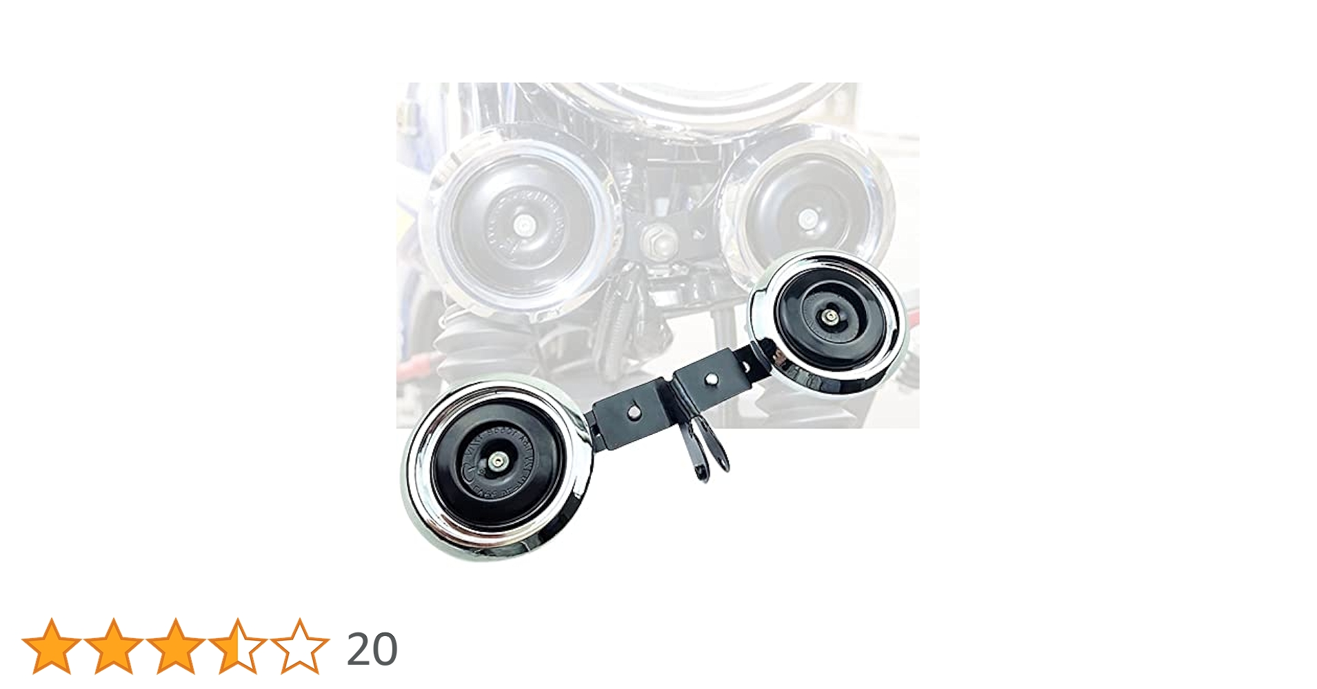 スーパーマウスホーン 2個セット Amazon | iimono117 バイク ダブルホーン 12V 2個セット