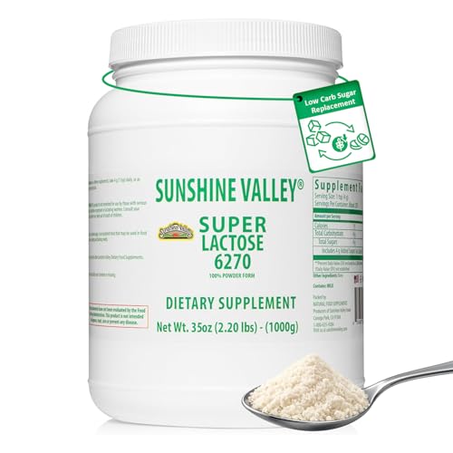 Image of Sunshine Valley Lactose Powder (Milk Sugar), Fine White Powder, 35 oz | Fine White Powder for Baking, Cooking & Brewing, Versatile Ingredient for Food Mixtures & Recipes