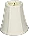 Royal Designs True Bell Lamp Shade, White, 3.5 x 6 x 6.25, Round Clip