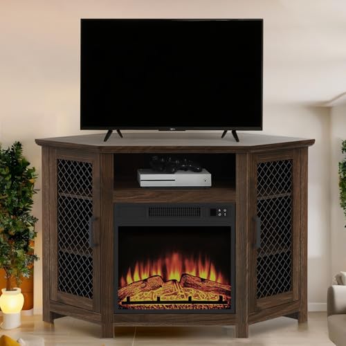 47" Corner Fireplace TV Stand for TVs Up to 55",