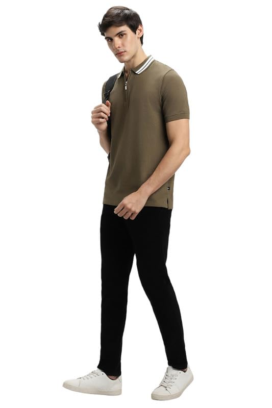 Image of Dennis Lingo Men's Cotton Slim Fit Polo T-Shirt