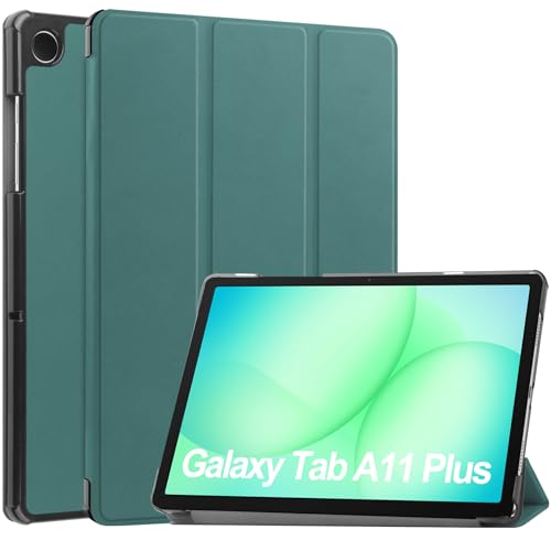 Image of ProElite Case Cover for Samsung Galaxy Tab A11 Plus 11 inch 2025 Case, Slim Trifold Flip case Cover for Samsung Galaxy Tab A11+ 11 inch 2025 Case Tablet [Auto Sleep Wake Feature], Dark Green