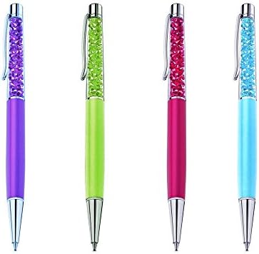 NEO+ Quality Ballpoint Pen with Crystals - REFILL AND PEN POUCH INCLUDED - I AM UK SELLER (LIGHT BLUE)