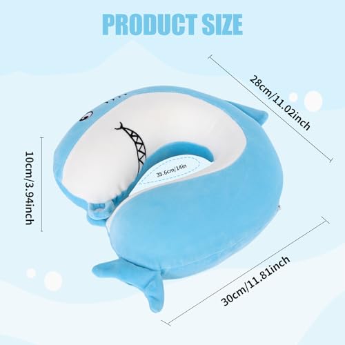 Travel-Pillow-Cartoon-Animal-Neck-Support-Pillow-30-30cm-Memory-Foam-Neck-Pillow-U-Shaped-Elasticity-Kids-Travel-Pillow-Portable-U-Shaped-Cushion-for-Car-Airplane-Train-Office-Home-G