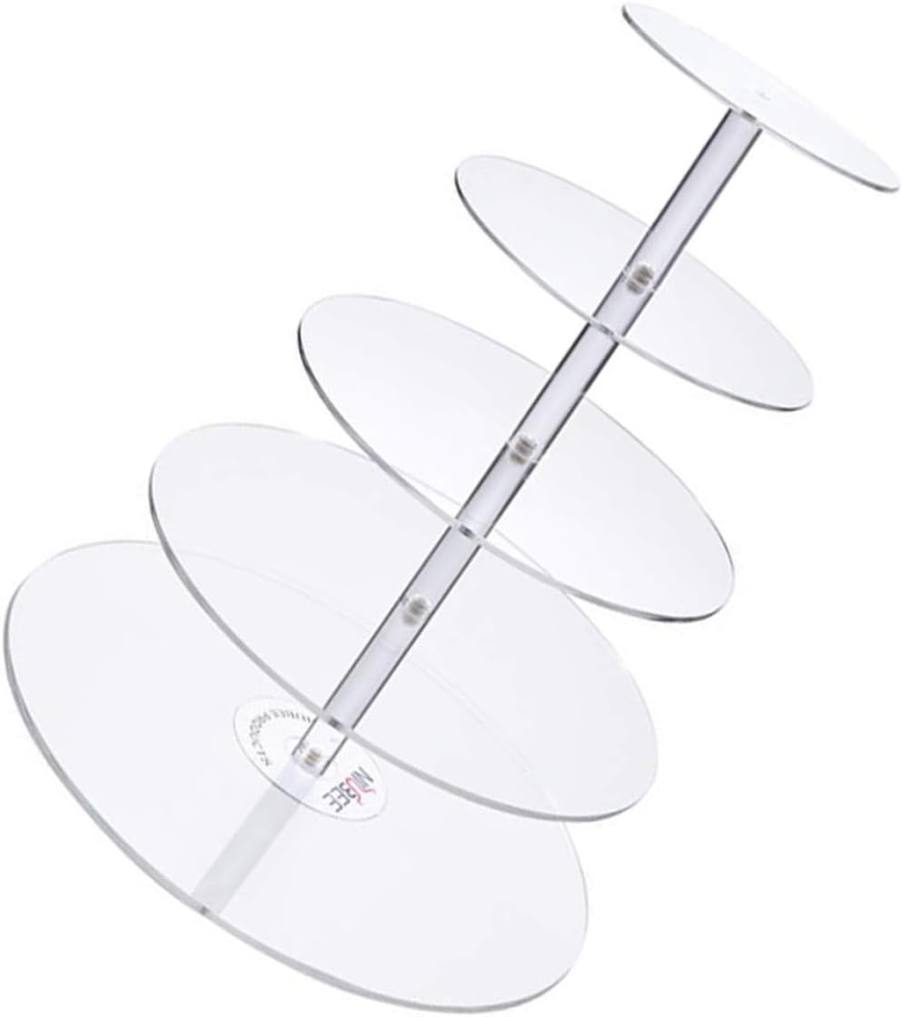 1pc Cake Display Stand for Weddings and Parties Elegant Dessert Display Stand for Cupcakes and Macarons Reusable and Design for Celebrations