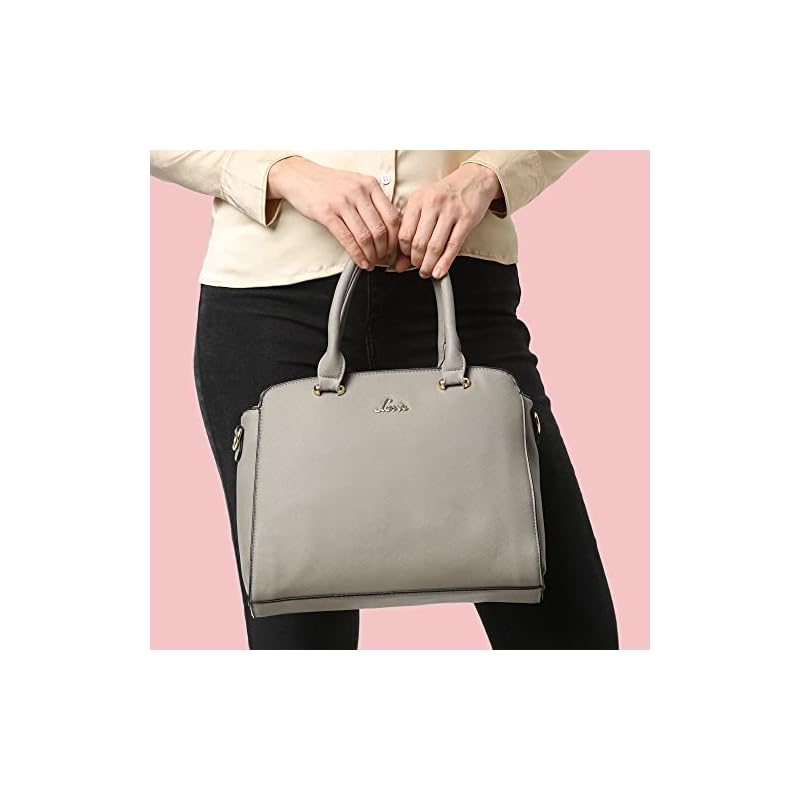 Lavie Women's Ushawu Medium Satchel Bag Grey Ladies Purse Handbag - Image 3