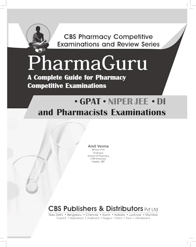 Image of PharmaGuru | A Complete Guide for Pharmacy Competitive Examinations GPAT • NIPERJEE • DI and Pharmacists Examinations (PB 2026)