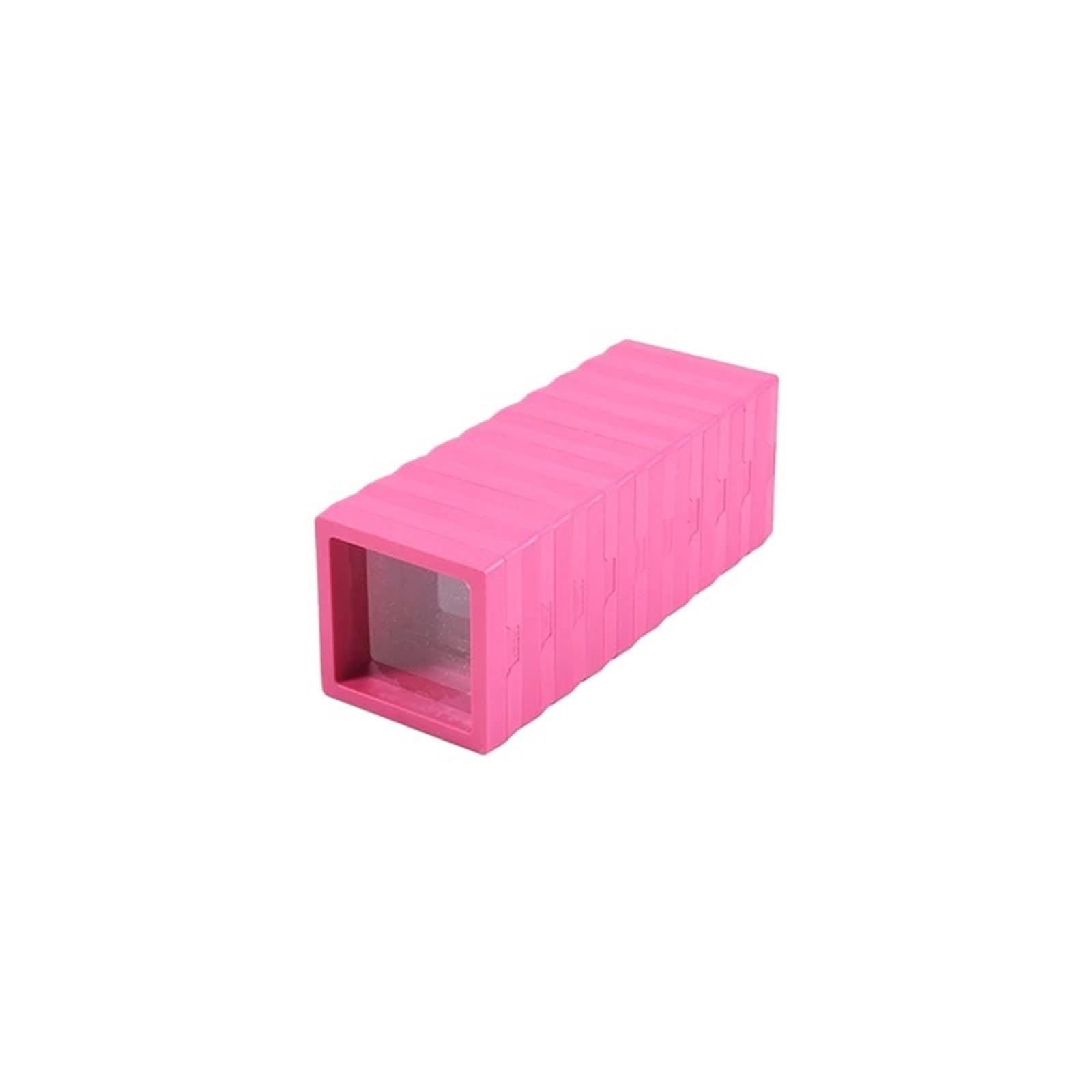 14pcs 3D Floating PE Film Jewelry Ring Earring Gift Packaging Box Bracelet Display Stand Holder Case Storage For Earring Necklace Bracelet(Rose Red,7cm)