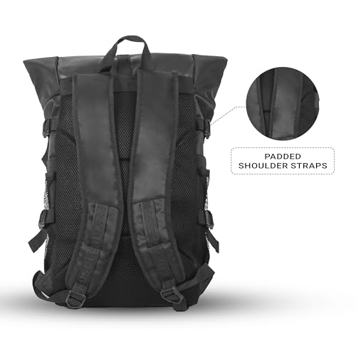 Image of MuscleBlaze Pro Gym Backpack, (Black, 30L) | For Men and Women | Sports Bag