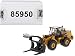StarSun Depot New CAT Caterpillar 972M Wheel Loader with Log Fork and Operator High Line Series 1/87 (HO) Scale Diecast Model by Diecast Masters