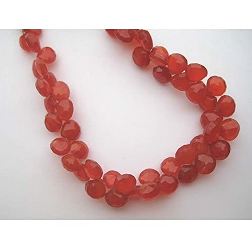 Carnelian Briolettes LKBEADS en Fil de 4 Pouces - Donnez Vie à Vos Idées de Bijoux Bohèmes Chics