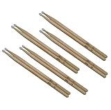 Ahorn-Holz, Maple Wood 5 Paar DRUMSTICKS 5BN — (10 Stück) — AHORNHOLZ — SCHLAGZEUGSTÖCKE — AHORN — NYLONKOPF — TROMMELSTÖCKE — MSA — MAPLE WOOD STICKS 5BN