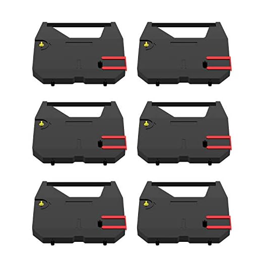 Bigger 6-Pack Replacement for Brother 1030 Correctable Ribbon Used with Brother All AX, GX, ML, SX, WPT, ZX Series and Models