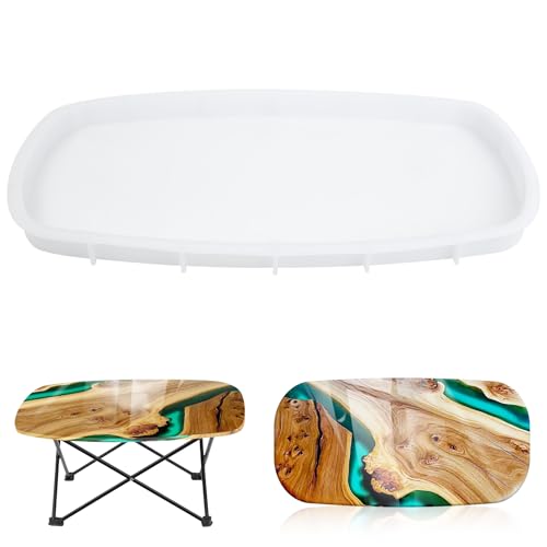 Extra Large Silicone Molds for Epoxy Resin Table Oval Epoxy Resin Molds for DIY Art Home Decor River Table Cutting Board Resin Art