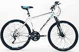 FRIKE Comfort Adult Hybrid Bike for Men and Women, Shimano 21-Speed 26 Inch Hybrid Bicycles,...