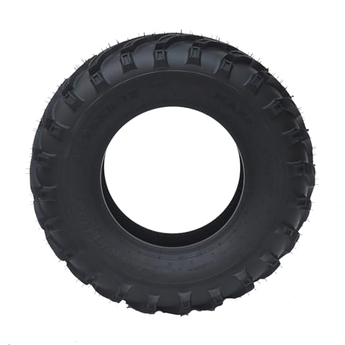 CHEINAUTO 25x8-12-6PR ATV Tires, 25x8-12-6PR All Terrain ATV UTV Off-Road Tires(Set of 2, Tubeless)