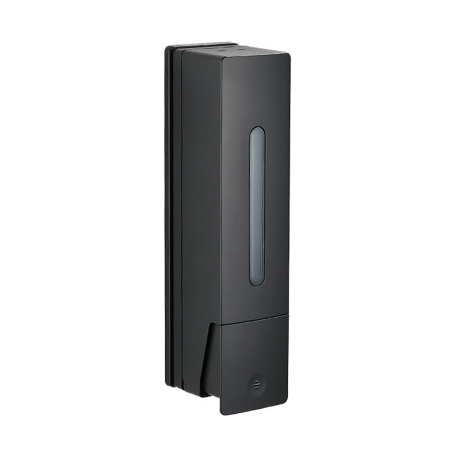 Distributeur de savon mural noir pour lavage des mains et flacon lotion à pression plastique