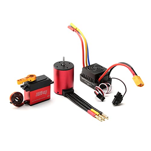 Moteur sans balais S3650 3900 KV réparez votre voiture RC avec l'ESC 60A et servo