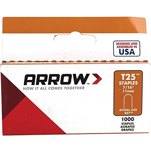 Agrafes rondes T25 Arrow 11mm agrafage de cable informatique