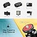 Zeadio Metal Mini Tripod + Ball Head Mount, with 1/4 Inch Screw Desktop Tabletop Stand Tripod, Fits for Smooth 4, Osmo Mobile, Vimble 2, Gimbal Handle Grip Stabilizer and All Cameras