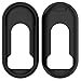 LOKEKE Compatible with MI Band 10 Protective Case Cover, Silicone Protective Watch Case Cover Shell Compatible with Xiaomi MI Band 10/9/8(Black)