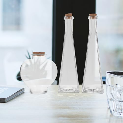 Récipient en verre d'art déco géométrique de qualité supérieure pour table - 6