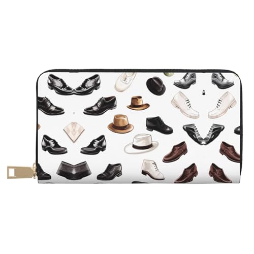 Cartera de mano antirralladuras para movil y llaves con organizador largo de monedas