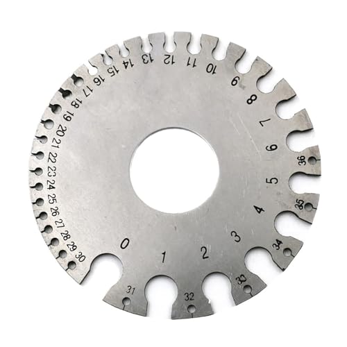 Medidor de Espesor y Diámetro de Alambre de Acero Inoxidable