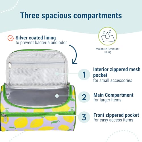 Image of Wildkin Toiletry Bag for Boys and Girls, Ideal for School, Weekend, or Overnight Travel
