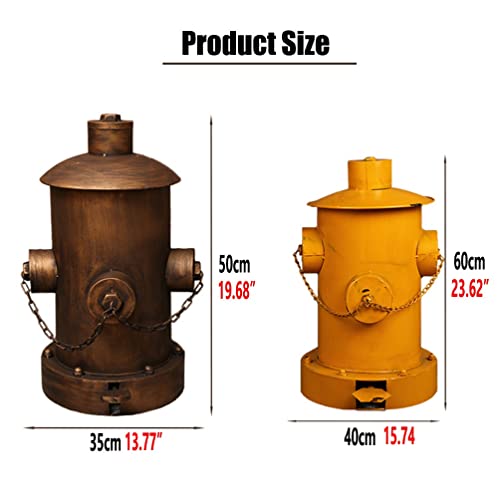 Cubo de basura de hierro forjado con diseño industrial exclusivo 2