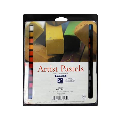 PRO Art Square Artist Pastel Set, 24 Portrait Colors (3096)