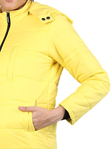 Image of CHKOKKO Women's Winter Quilted Jacket YELLOW 3XL