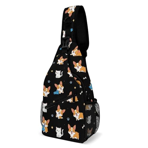 Bolso Cruzado SWEET TANG con Diseño de Cachorro Pomerania miniatura 1
