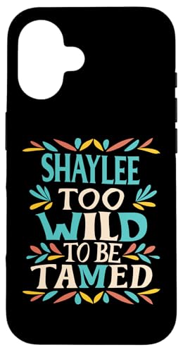 SHAYLEE Name Cute Retro Girls Wildflower SHAYLEE Name X}zP[X iPhone 16 p