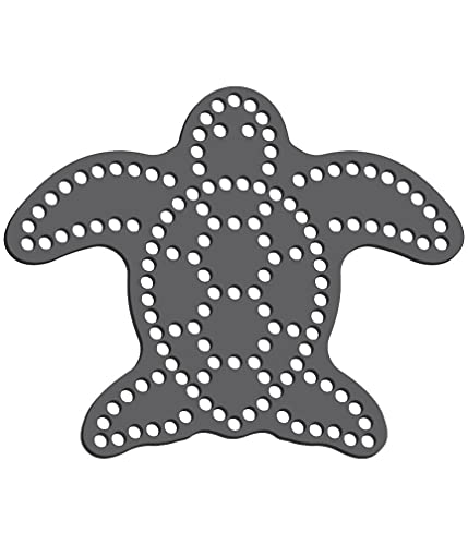 Pochoir magnétique strass tortue de mer noir 12.7 cm gabarit loisirs créatifs