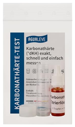 AGUALEVE Karbonathärte Test - Grad deutsche Karbonathärte (°dKH)...
