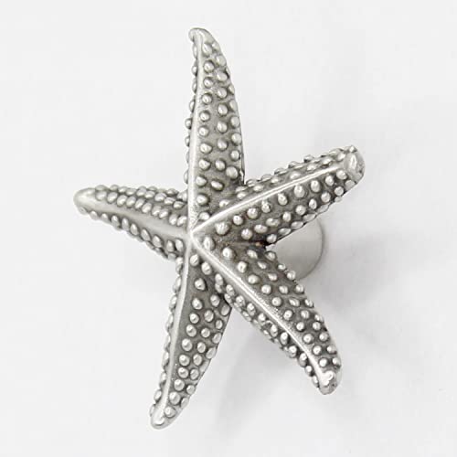 Costello Coastal Knobs - Starfish Cabinet Knob (Small) | Artist Pewter Hardware Collection | Kitchen, Bedroom, Living Room, Bathroom Cabinets and Drawers Hardware - Image 2
