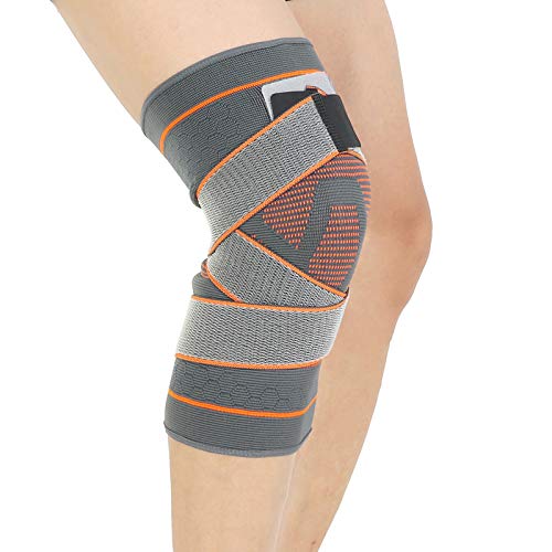 Tampons genoux sports UKKO tricotés en 3D pour réduire la fatigue articulaire S M