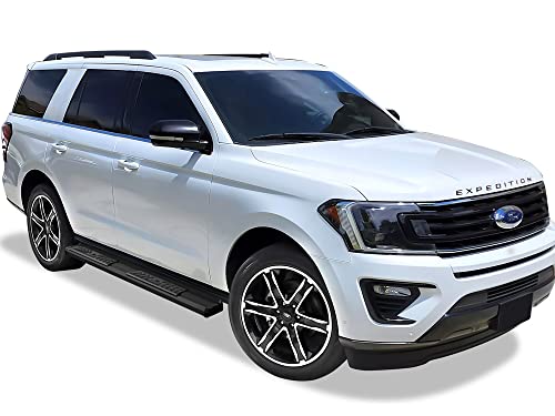 Estribos OEM estilo negro para Ford Expedition 2018-2026 miniatura 2