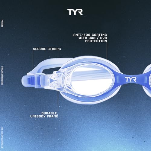 Image of TYR Kids' Swimple Goggles - Colorful Swim Goggles for Beginners