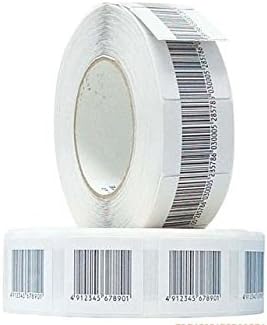 AakiaTopAcce EAS Anti-Theft Barcode Soft Labels 8.2MHz Checkpoint Compatible Label RF Tags 40mm*40mm 1.57 * 1.57 inches(2 Rolls-2000pcs)