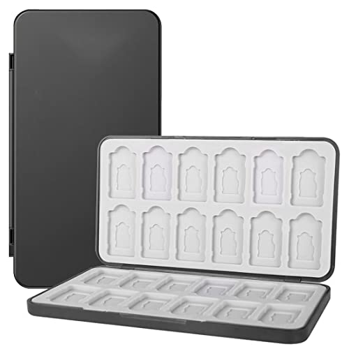 Ya en mundofriki.es: Estuche de Almacenamiento de Juegos, Funda para Almacenamiento de Switch Juegos Compatible con Nintendo Switch OLED/Switch/Switch Lite, Organizador de 24 Tarjetas de Juego Impermeable Estuche, Negro