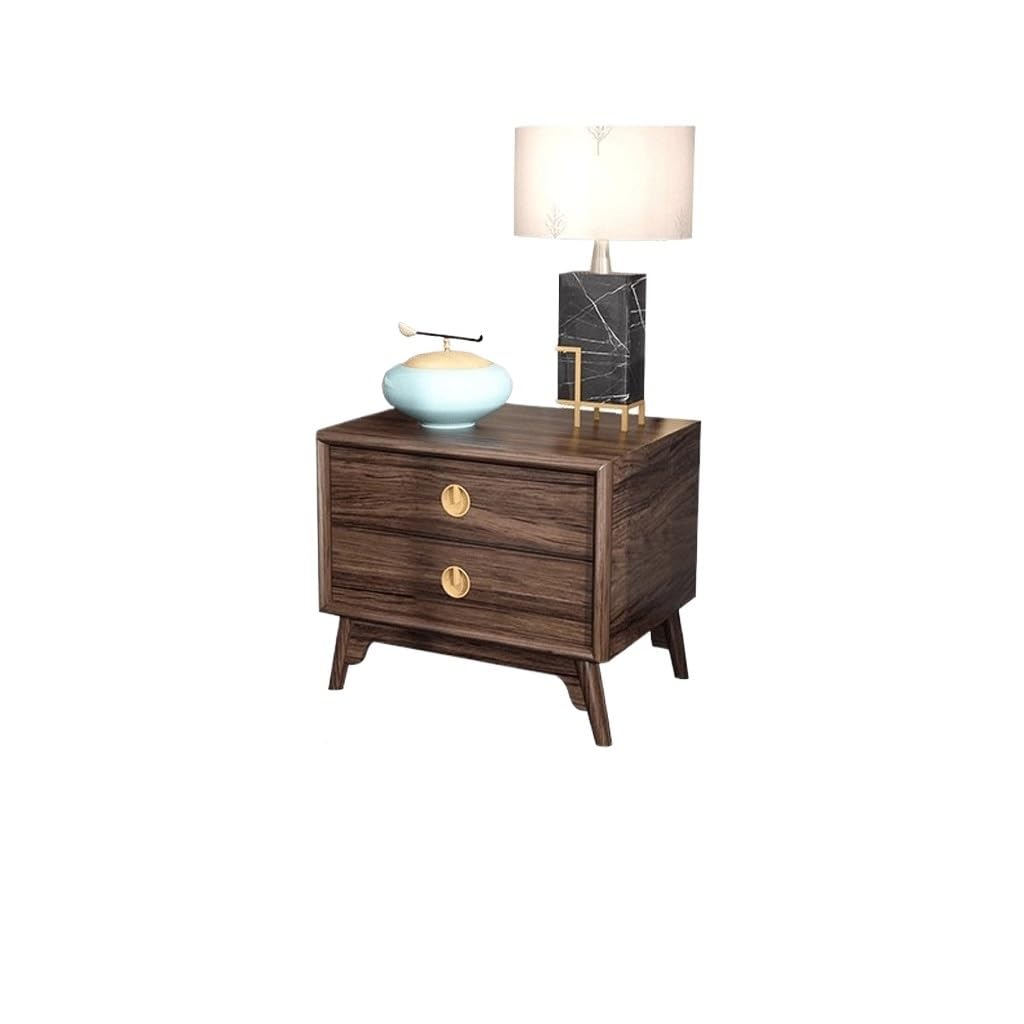 GFHTRELY Couch Desk Solid Wood Bedside Table Bedroom Furniture Modern Small Table